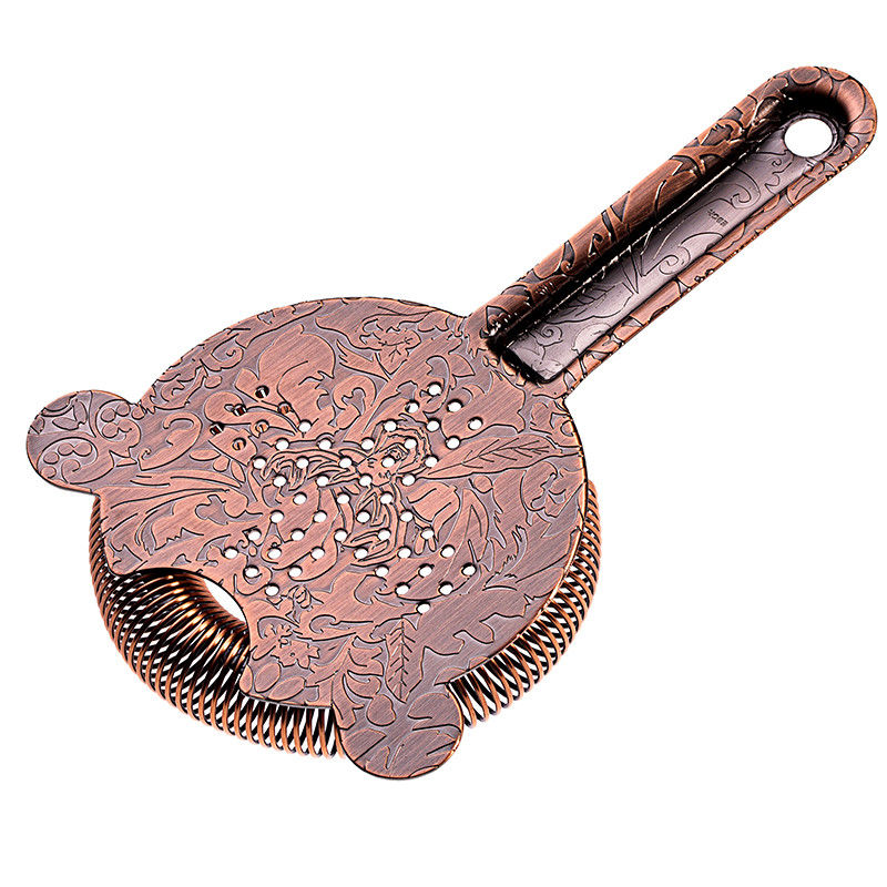 Cocktail Strainer Stainless Steel Bar Cocktail Strainer Filtering Tool for Bar Restaurant Home