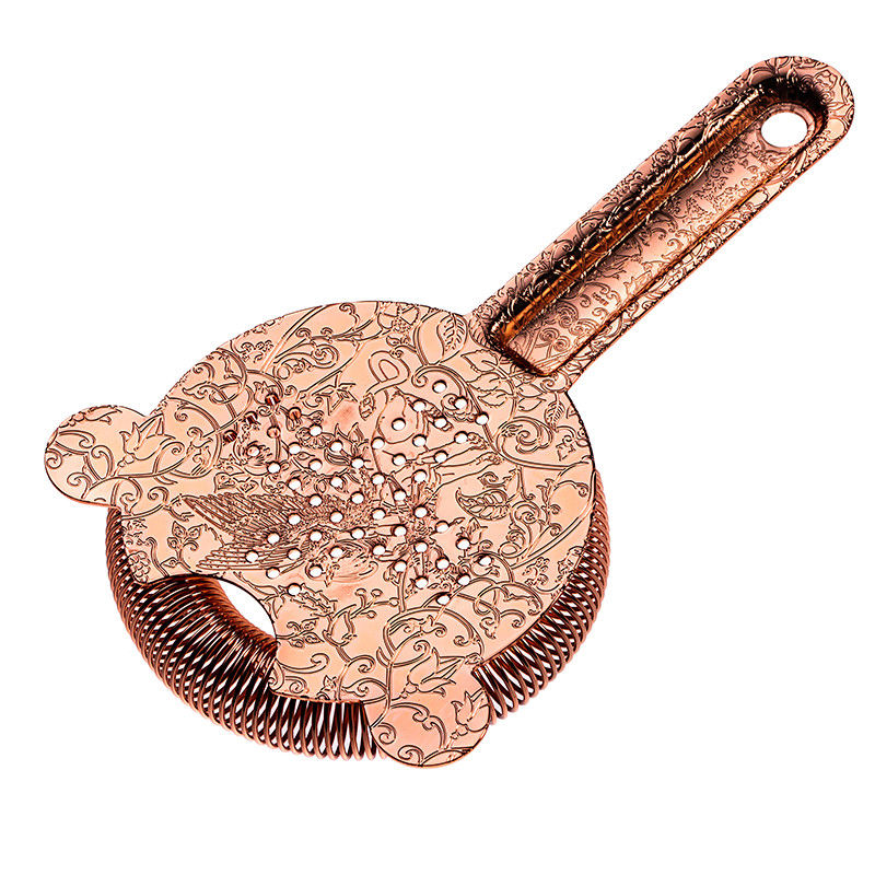 Hawthorne Strainer for Bartending Copper Stainless Steel Cocktail Strainer for Drinks
