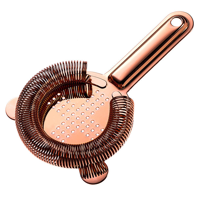Hawthorne Strainer for Bartending Copper Stainless Steel Cocktail Strainer for Drinks
