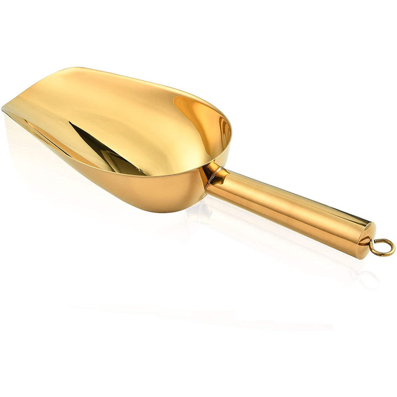 304 Stainless Steel Ice Shovel Multi-Functional Small Ice Scoops with Food Grade Test