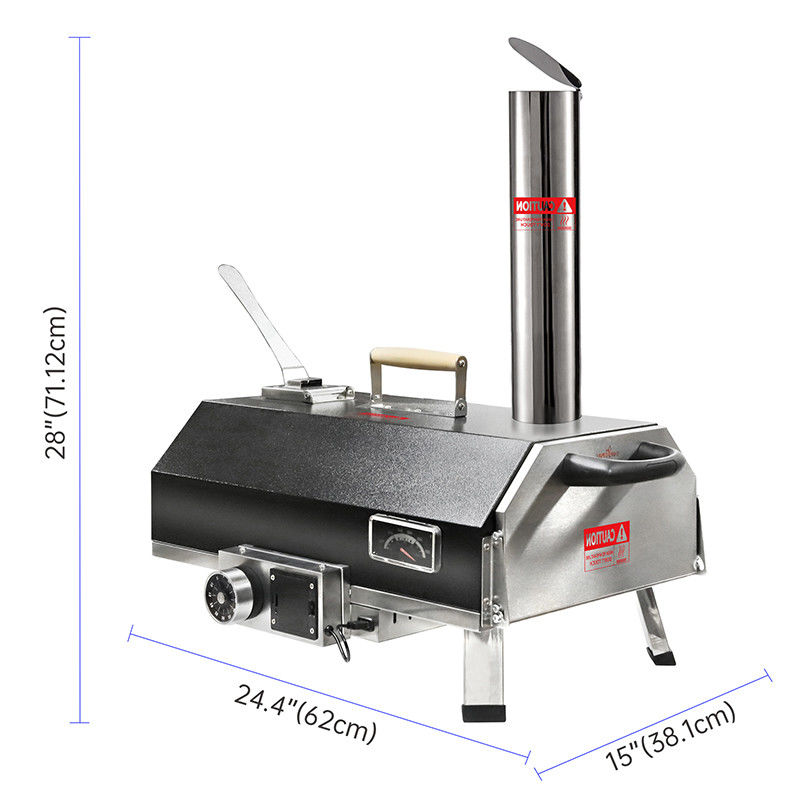 Outdoor Pizza Oven Wood Fired Toasters Pizza Ovens Authentic Stone Baked Pizzas For Backyard Camping
